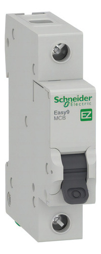 Interruptor Automatico 1p 10a C 6ka Schneider Ez9f56110 Color Blanco