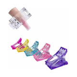 5 Pinza Clip Para Uñas Polygel Acrigel Molde Dual System