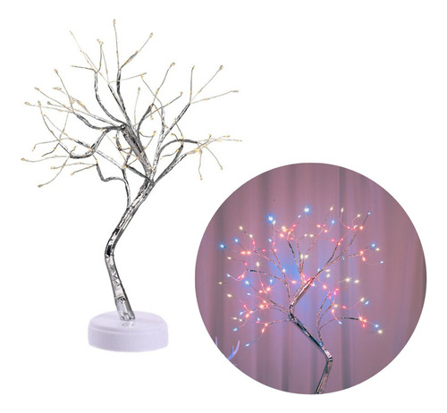 Lámpara Luces Hadas Multicolor Árbol Bonsái Led