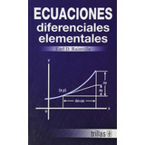 Ecuaciones Diferenciales Elementales Trillas Libro