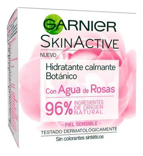 Crema Hidratante Calmante Botánico Con Agua De Rosas - 50ml Tipo De Piel Piel Seca / Sensible