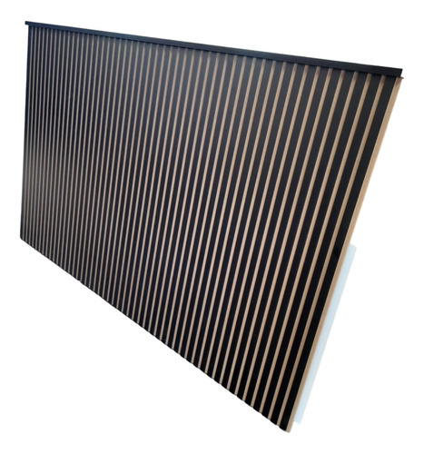 Revestimiento Varillado Pared (wall Panel) Negro