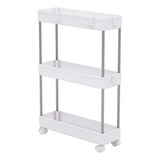 Mu:4life Organizador Carrito Estrecho: Cocina/baño 3 Niveles