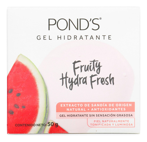 Gel Hidratante Ponds Fruity Hidra Fresh Sandia 50 Gr