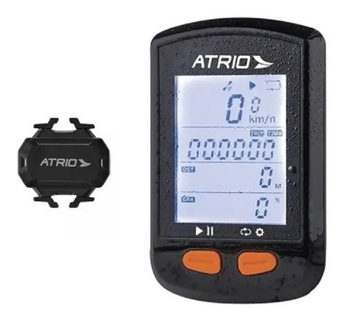 Ciclocomputador Gps Atrio Steel Bi132 Sensor Cadencia Strava