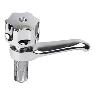 Mezcladora Individual Lavabo 1\u002F4 De Vuelta Cnx Mzl424 Acabado Brillante Color Plateado | MercadoLibre