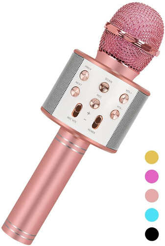 Micrófono Parlante Inalámbrico Bluetooth Karaoke