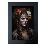 Cuadro De Catrina La Calavera Garbancera Día De Muertos #215