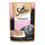 Sheba Alimento Húmedo Para Gato Adulto Salmón Sobre 85 G