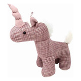 Unicornio Caballo Pony De Tela Decoración Peluche Modelo Unicornio Cuadripink