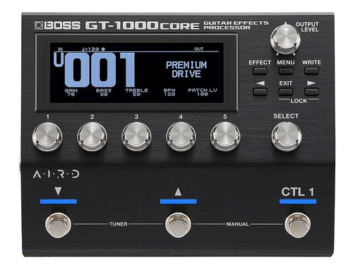 Boss Gt1000 Core Procesador Multiefectos Para Guitarra Demo