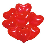  Pack 25 Globos De Corazon Globos De San Valentin Globo Rojo