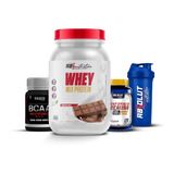 Combo Suplementos Whey Protein+creatina+bcaa+coqueteleira