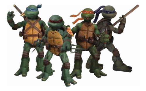 Tortugas Ninja Deluxe Set Mezco One 12 Tmnt Teenage Mutant