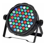 Foco Par Light De 54 Led+entrada Dmx , Rgb Reflector Rgb