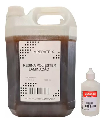Resina Poliester Ortoftálica P/ Laminação C Catalisador 15kg