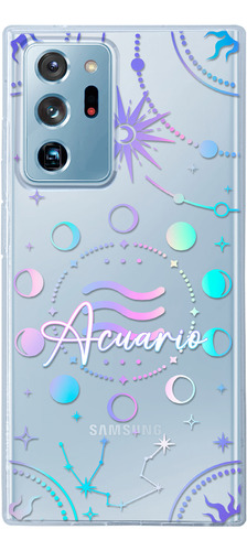 Funda Para Galaxy Uso Rudo Para Mujer Signo Zodiaco Acuario