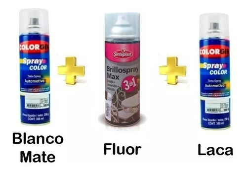 Pintura Fluor Amarillo Kit Aerosol Para Bicis Llantas