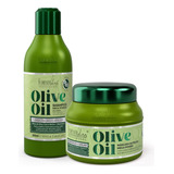 Kit Shampoo E Máscara Olive Oil Forever Liss