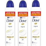 Kit Com 3 Desodorantes Dove Original 250 Ml - 145 G