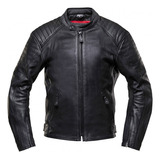 Campera Cuero Hombre Moto Stav Style 1 Protection Teo Motos 