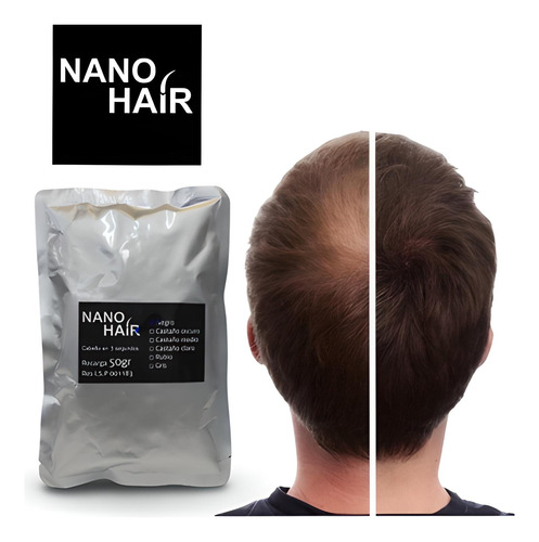 Nano Hair Recarga 50 Gr Fibra Capilar