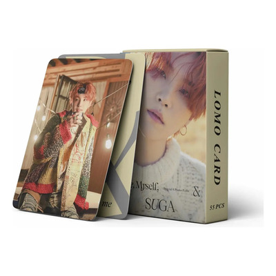 55 Photocards Bts - Edición Me, Myself & Suga | Meses sin interés