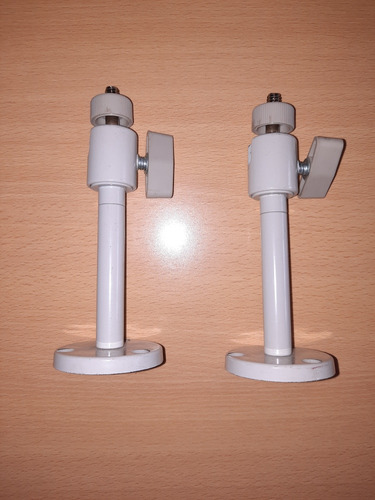 2 Brazos Para Cámaras De Seguridad Ajustable Aluminio Pared