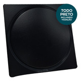 Ralo Banheiro Preto 10x10 Inox Quadrado Click Tampa Black