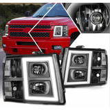 Faros Cheyenne Silverado 2007-08 09 2010 2011 2012 2013 Led