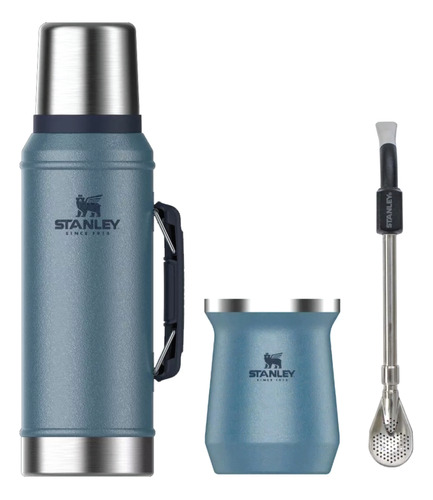 Combo Stanley Termo 950 Ml. + Mate + Bombilla Colores