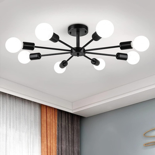 Lámpara De Techo Moderna Colgante Decorativas Con 8 Luces