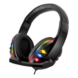 Headset Gamer Fone De Ouvido Over-ear Com Fio Microfone Led