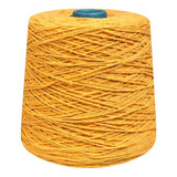 Barbante Colorido Número 6 Fios Para Crochê 1 Kg Prial Cor Amarelo Ouro