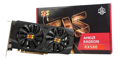 Placa De Video Randeon Amd Rx 580 8gb Gddr5 256bit Veineda