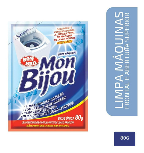 Limpa Máquina Lavar Mon Bijou Combate Aos Maus Odores