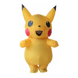 Fantasia Pikachu Inflável Pokemon Adulto Cosplay Pokemon Go