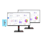 Monitor Lenovo Thinkvision 22  Fhd Ips + Dock + Vesa (2 Pack