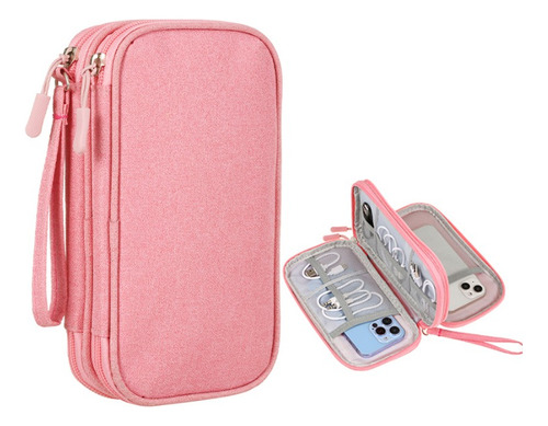 Estuche Cargador Usb Organizador Bolsa De Cables Impermeable