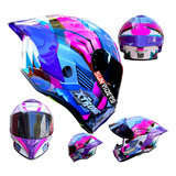 Casco Moto Deportivo Mujer Xtrong Rosa Saint Seiya Ece