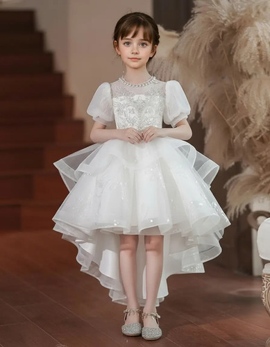 Vestido Alta Costura Niña Boda Fiesta Princesa | Envío gratis