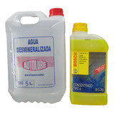 Kit Refrigerante Bosch Amarillo Tipo A 1l+ Agua Destilada 5l