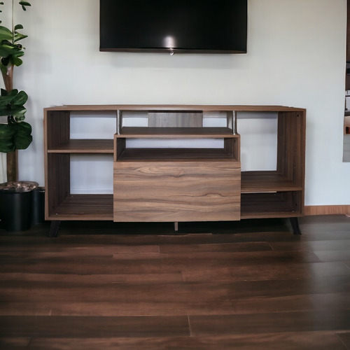 Centro De Entretenimiento Ibiza, Mueble Tv Funcional Hogare