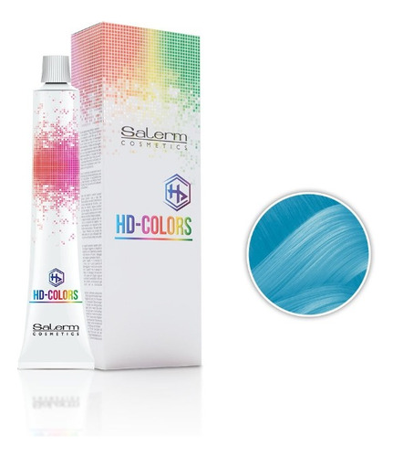 Salerm Tinte Fantasia Azul Neon 150ml A - mL a $313