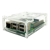   Case Transparente Para Raspberry Carcasa Pi 3 Mv 