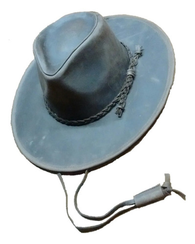 Sombrero Australiano Cuero Engrasado