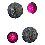 Plafón Led Rosa Tipo Diamante Bisel Cromo Universal 10 Pzas
