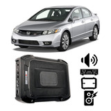 Caixa Slim Honda Civic 2006 A 2008 350w Rms Amplificada