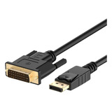 Cable Displayport (dp) A Dvi, Chapado En Oro, 1.8 M