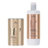 Schwarzkopf Kit Blond Me Polvo Decolorante + Loción 1000ml